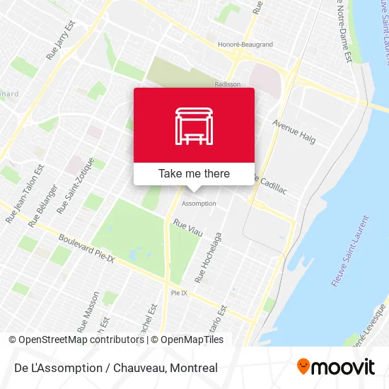 De L'Assomption / Chauveau map