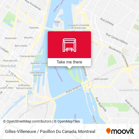 Gilles-Villeneuve / Pavillon Du Canada map