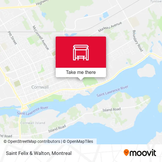 Saint Felix & Walton map