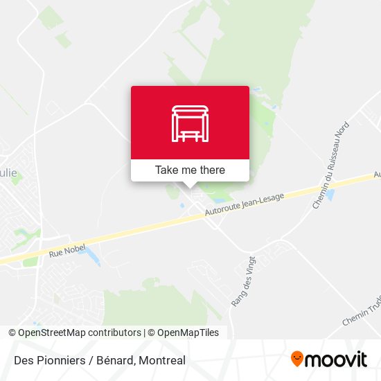 Des Pionniers / Bénard map