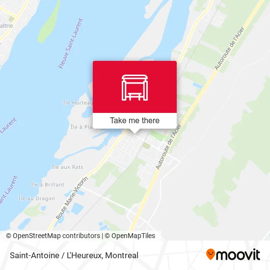 Saint-Antoine / L'Heureux map