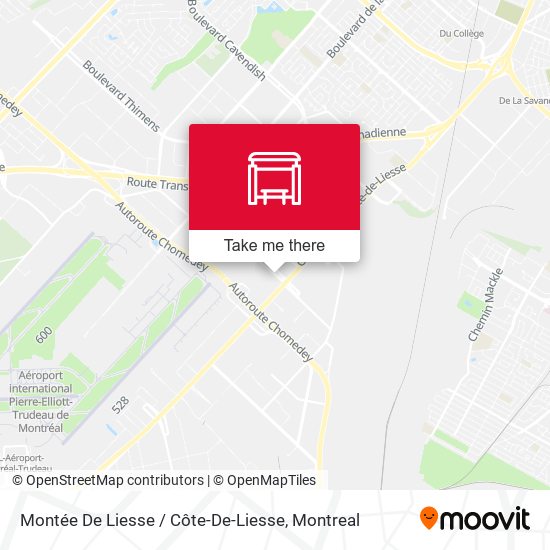 Montée De Liesse / Côte-De-Liesse map