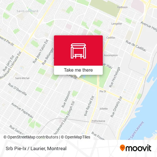 Srb Pie-Ix / Laurier map
