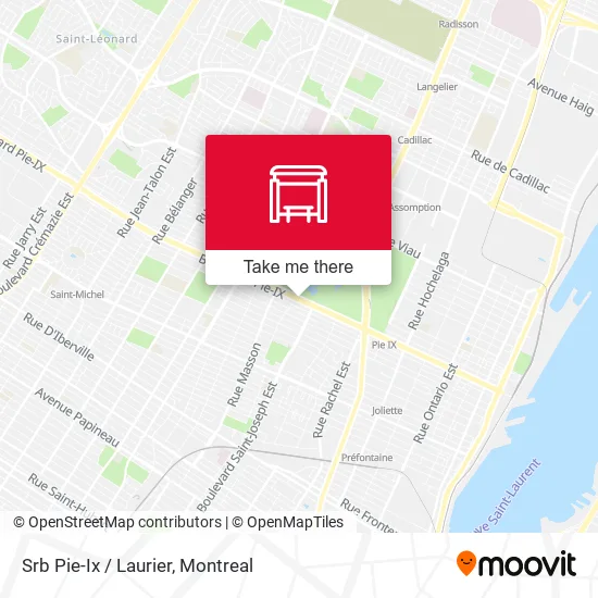 Srb Pie-Ix / Laurier map