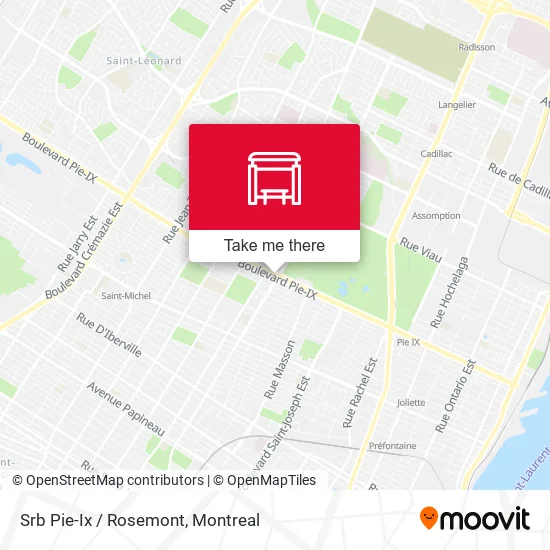 Srb Pie-Ix / Rosemont map
