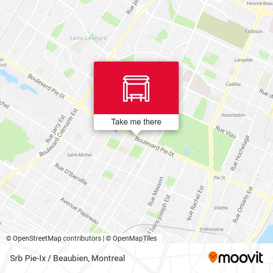 Srb Pie-Ix / Beaubien map