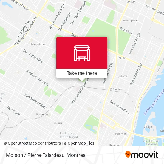 Molson / Pierre-Falardeau map