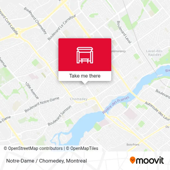 Notre-Dame / Chomedey map