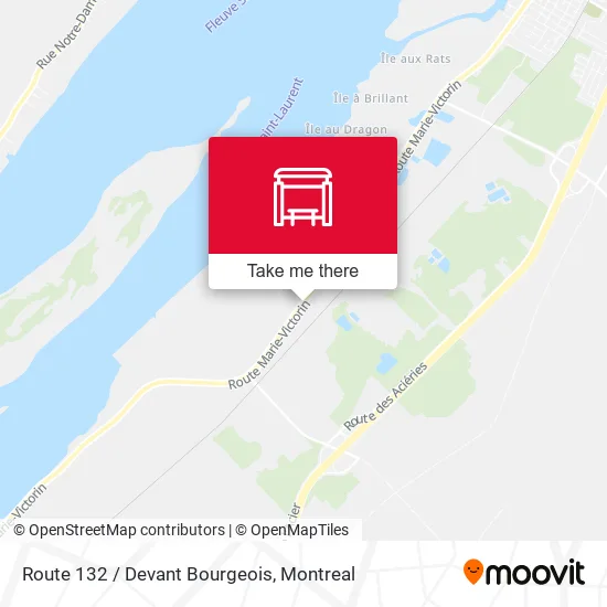 Route 132 / Devant Bourgeois map