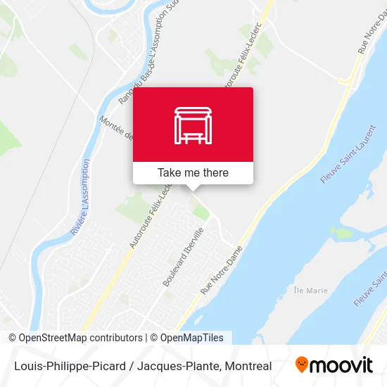 Louis-Philippe-Picard / Jacques-Plante map