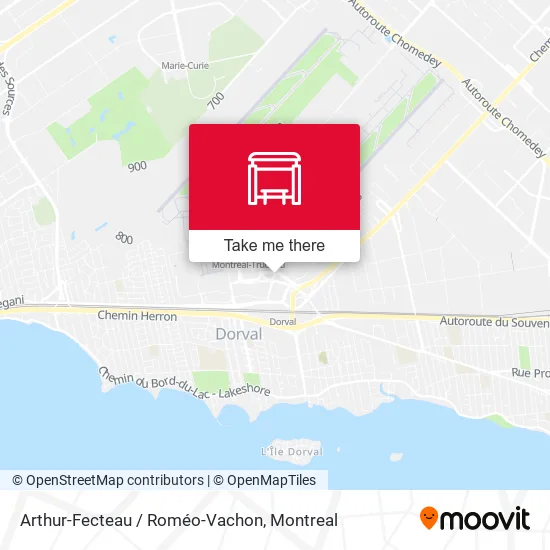 Arthur-Fecteau / Roméo-Vachon map