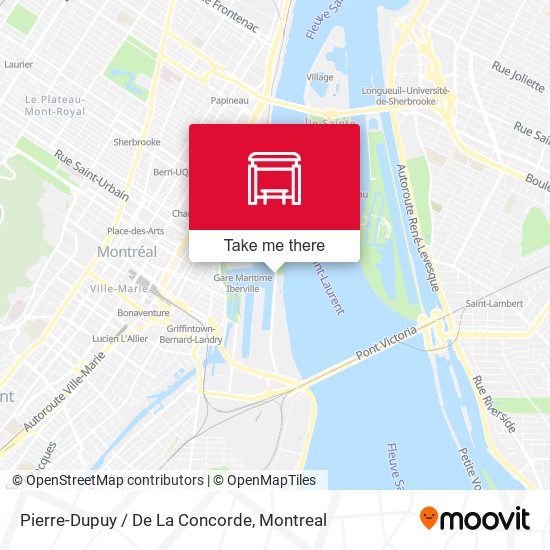 Pierre-Dupuy / De La Concorde map