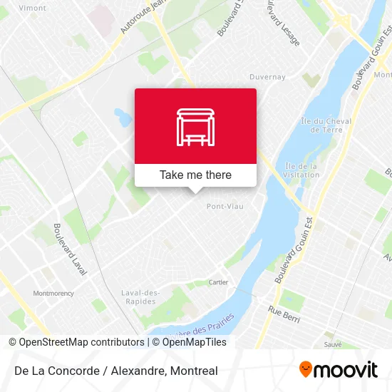 De La Concorde / Alexandre map