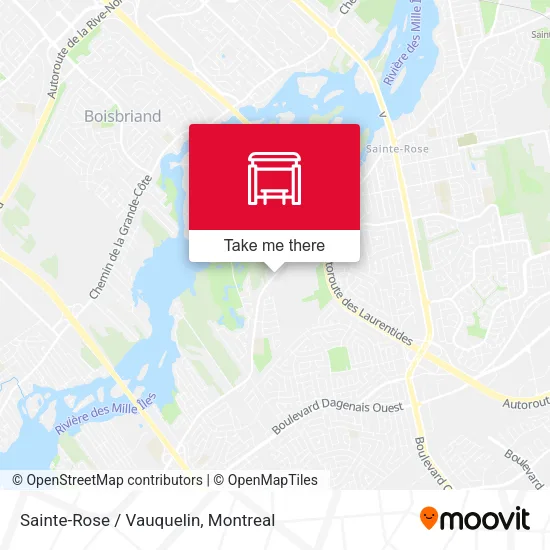 Sainte-Rose / Vauquelin map