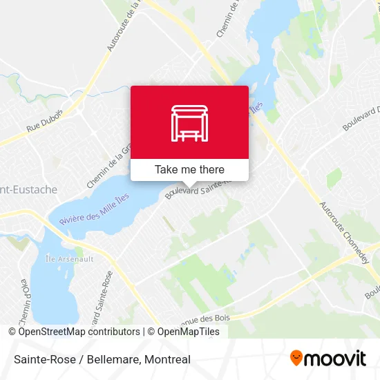 Sainte-Rose / Bellemare map