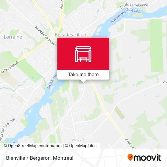 Bienville / Bergeron map