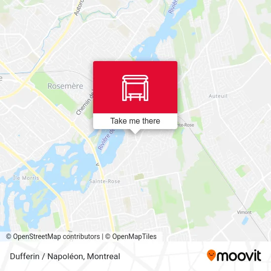 Dufferin / Napoléon map