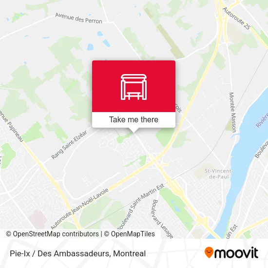 Pie-Ix / Des Ambassadeurs map