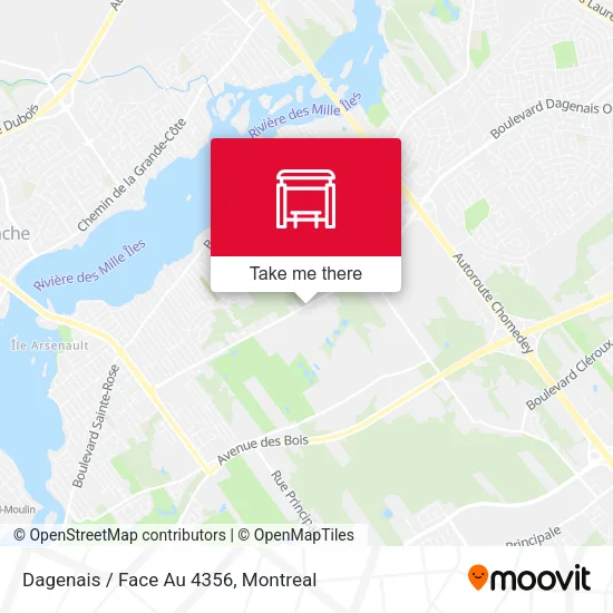Dagenais / Face Au 4356 map