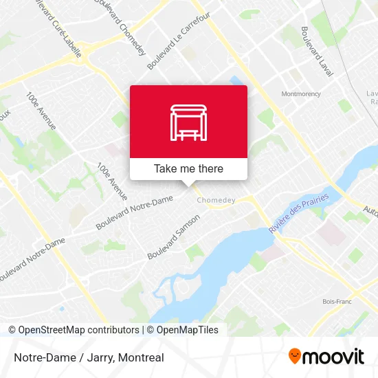 Notre-Dame / Jarry map