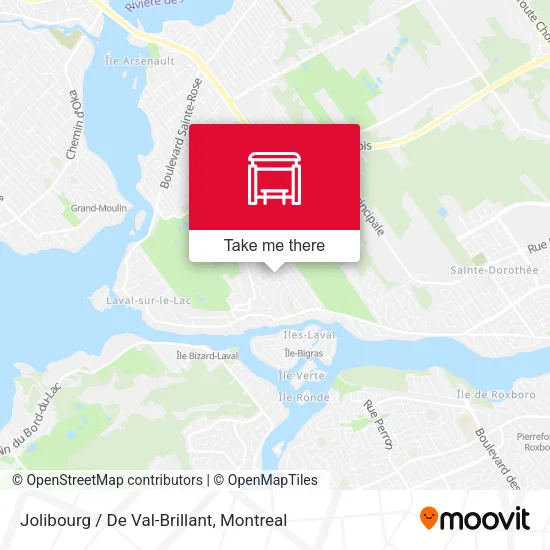 Jolibourg / De Val-Brillant map