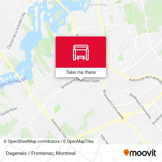 Dagenais / Frontenac map