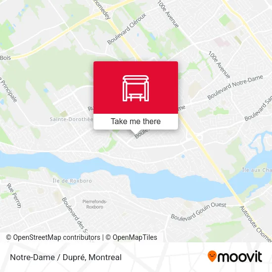 Notre-Dame / Dupré map