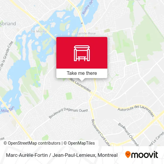 Marc-Aurèle-Fortin / Jean-Paul-Lemieux map