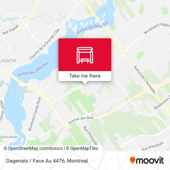 Dagenais / Face Au 4476 map