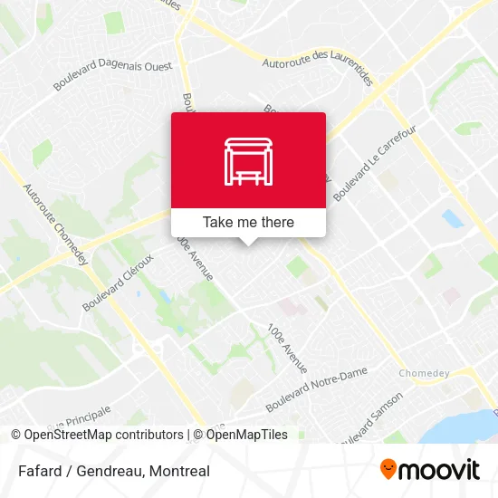 Fafard / Gendreau map