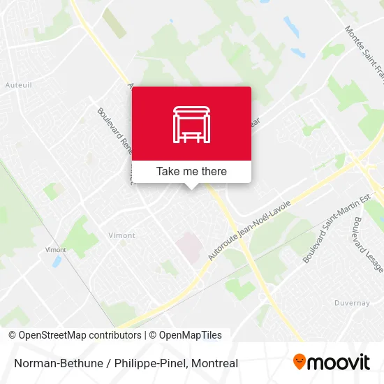 Norman-Bethune / Philippe-Pinel map