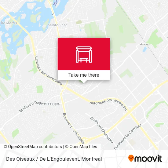 Des Oiseaux / De L'Engoulevent map