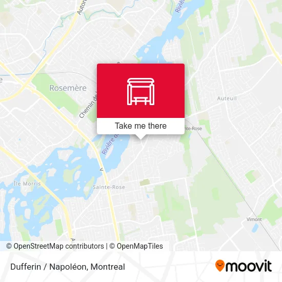 Dufferin / Napoléon map