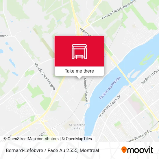 Bernard-Lefebvre / Face Au 2555 map