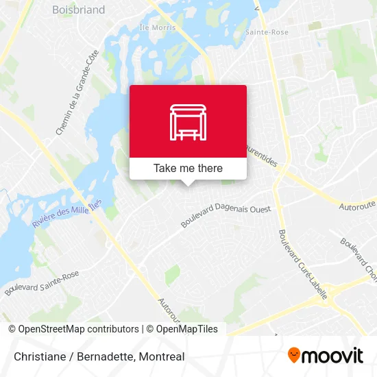 Christiane / Bernadette map