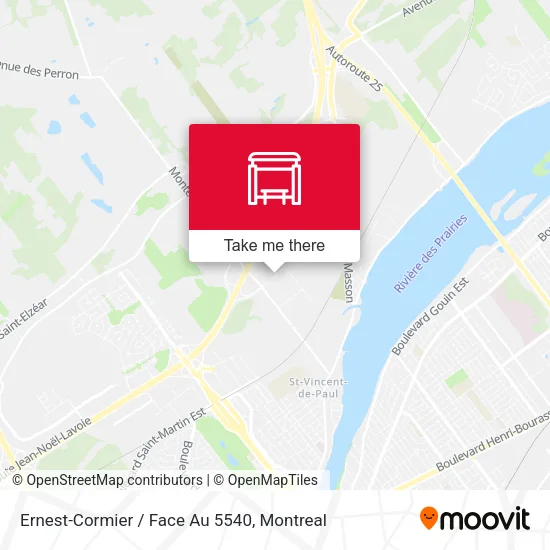 Ernest-Cormier / Face Au 5540 map