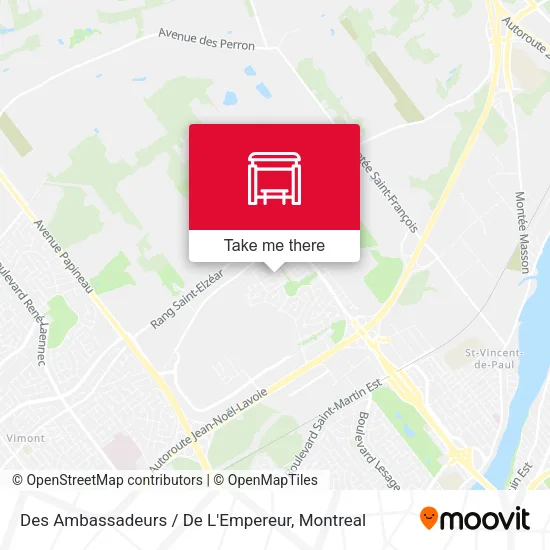 Des Ambassadeurs / De L'Empereur map