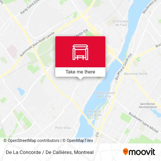 De La Concorde / De Callières map