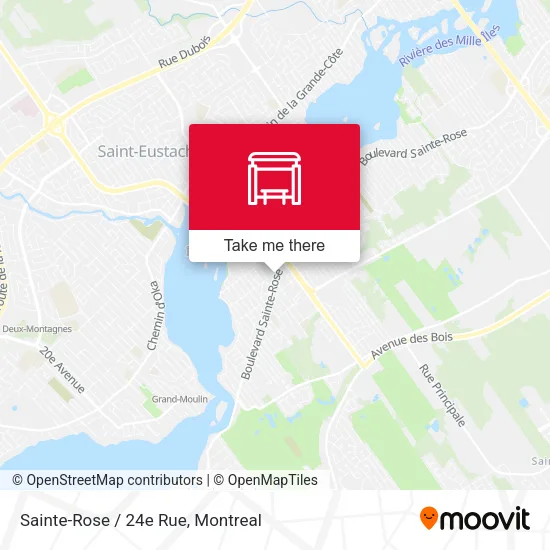 Sainte-Rose / 24e Rue map