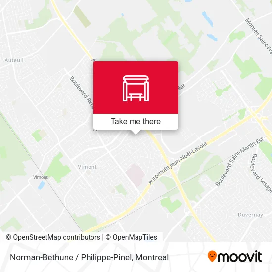 Norman-Bethune / Philippe-Pinel map