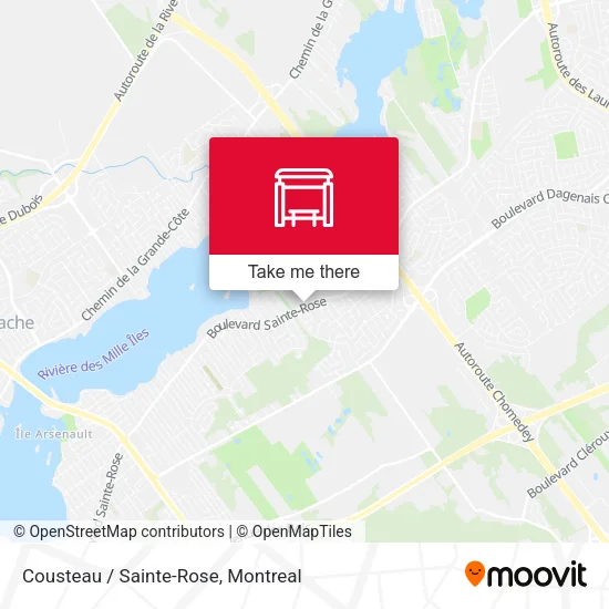 Cousteau / Sainte-Rose map