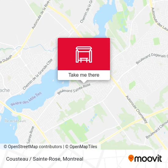 Cousteau / Sainte-Rose map