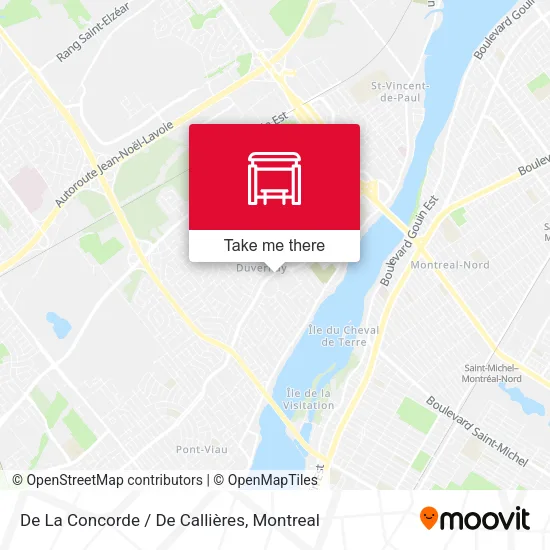 De La Concorde / De Callières map