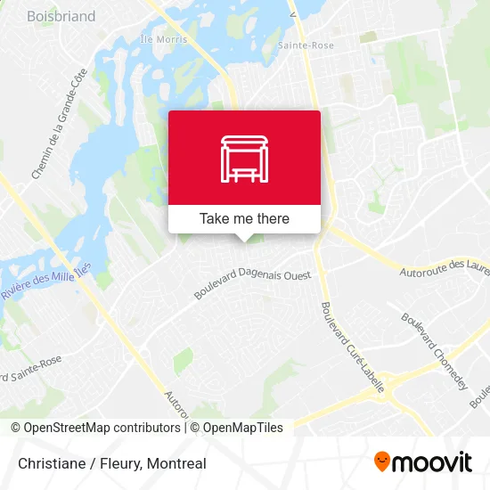 Christiane / Fleury map