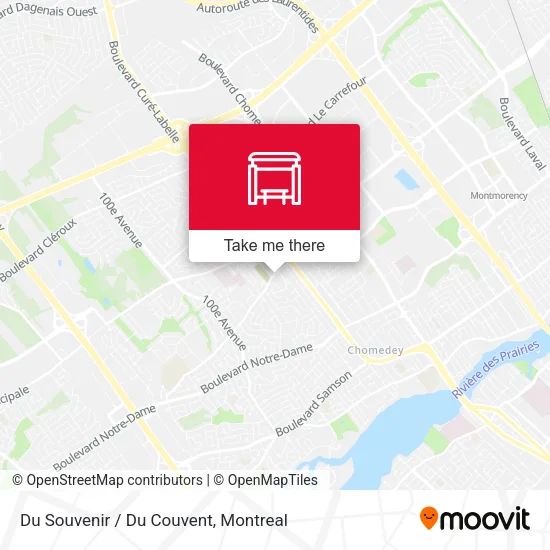 Du Souvenir / Du Couvent map