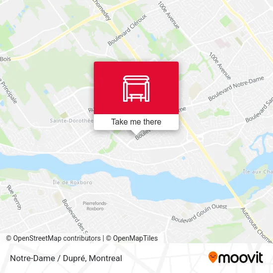 Notre-Dame / Dupré map