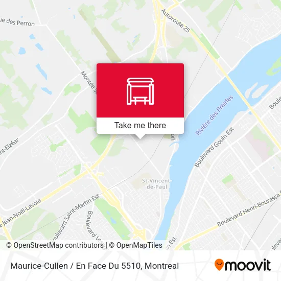 Maurice-Cullen / En Face Du 5510 map