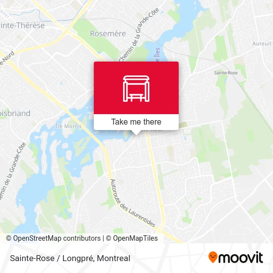 Sainte-Rose / Longpré map