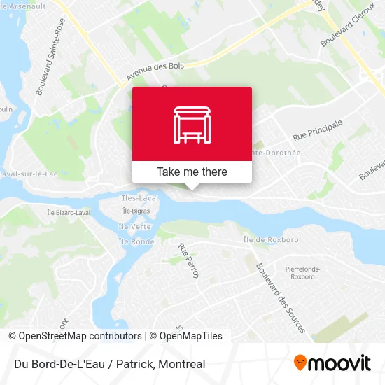 Du Bord-De-L'Eau / Patrick map