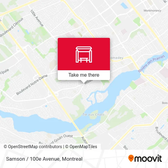 Samson / 100e Avenue map